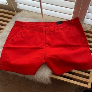 Red shorts